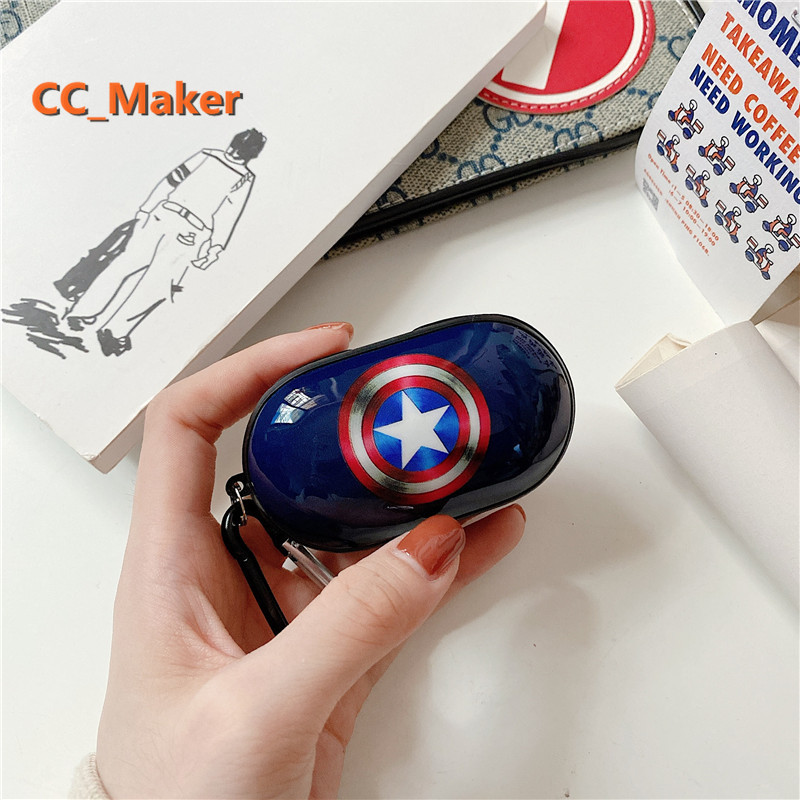 Vỏ hộp tai nghe hình Mickey và Minnie họa tiết Marvel Batman Captain America cho Samsung Galaxy Buds Plus | BigBuy360 - bigbuy360.vn