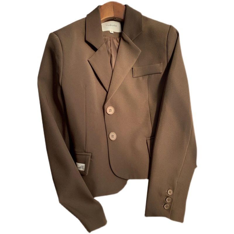 Áo Khoác Vest Ngắn Phong Cách Hàn Quốc Thời Trang Xuân Thu Mới Cho Nữ