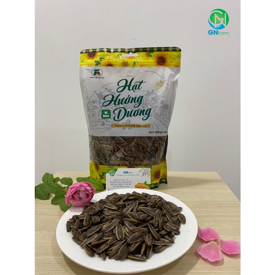 Hạt Hướng Dương Vị Dừa Hạt Siêu To Siêu Giòn Loại Đặc Biệt - Túi 500g/1kg