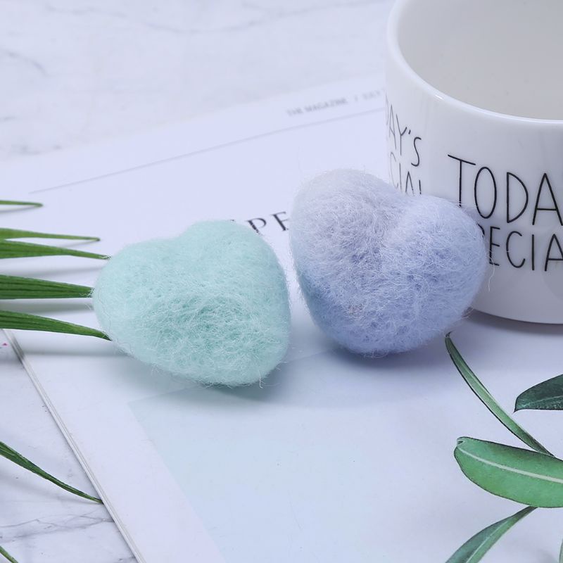 Quả Cầu Len Hình Trái Tim Dùng Làm Đạo Cụ Chụp Ảnh