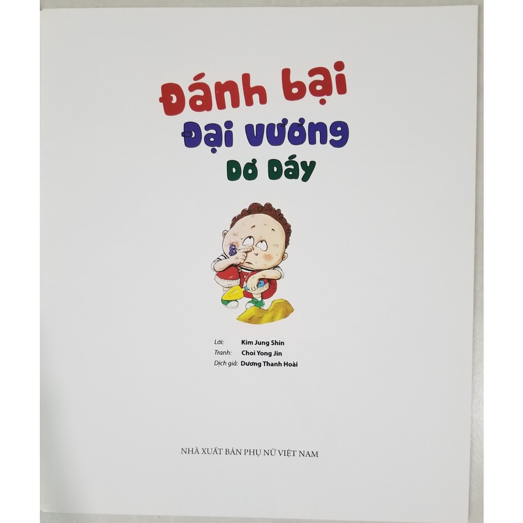 Sách- Hướng Dẫn Kĩ Năng An Toàn Cho Trẻ Em- Phòng Tránh Dịch Bệnh- Đánh Bại Ma Vương Dơ Dáy