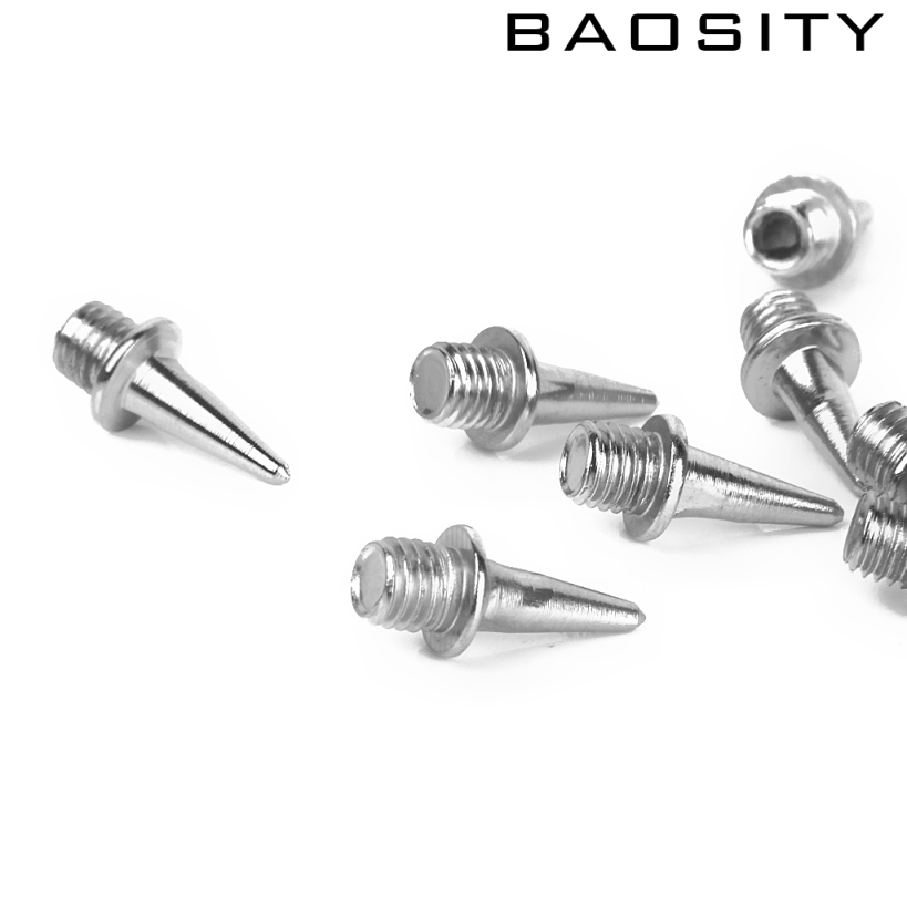 [BAOSITY]12pcs Sports Track Running Shoes Spikes Pins Repair Replacement Pyramid 13mm
