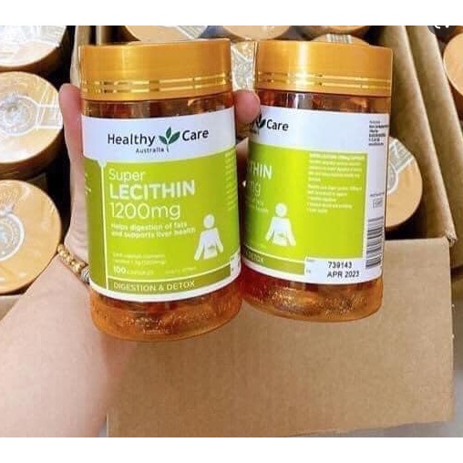 Mầm Đậu Nành Healthy Care Super Lecithin 1200mg 100 Viên