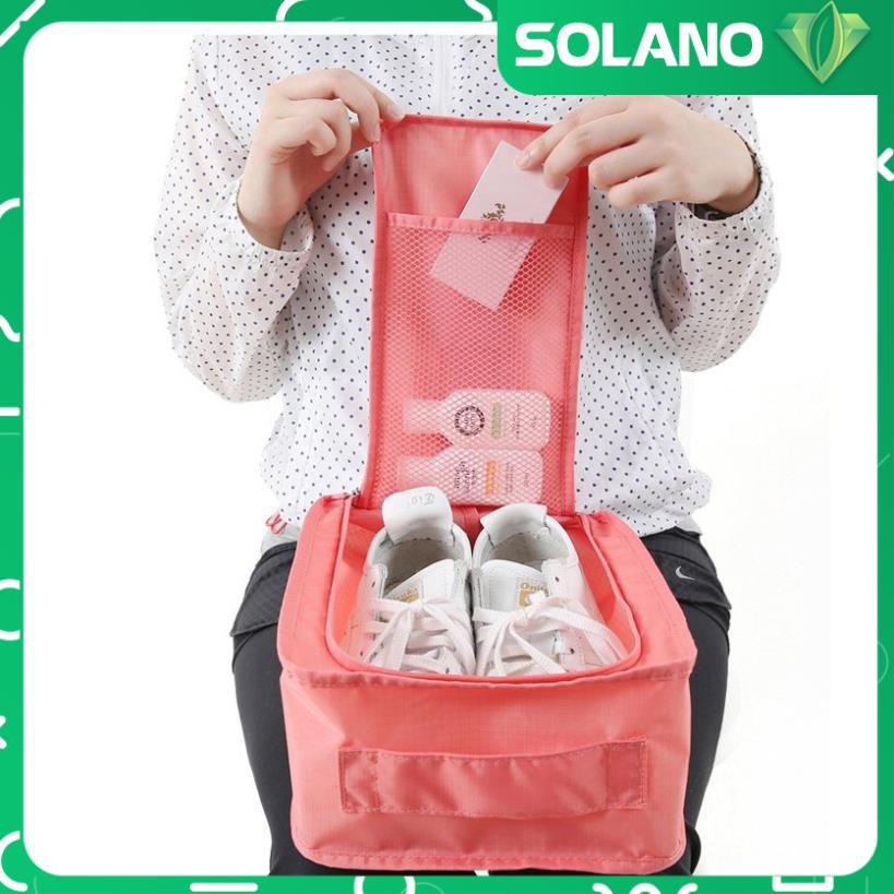 Túi đựng giày thể thao SOLANO đựng giày dép du lịch chống nước chống bụi xếp gọn tiện dụng HG-001199