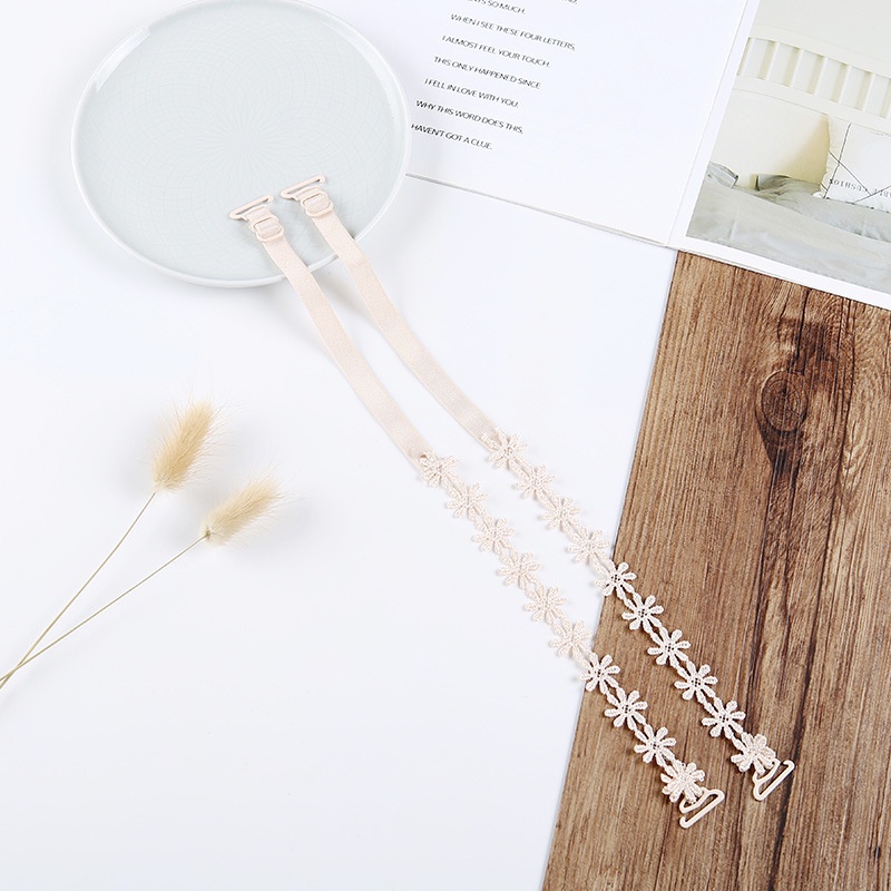 Dây Áo Ngực 4 Kiểu Họa Tiết Ren Hoa Chống Trượt Gợi Cảm Cho Nữ