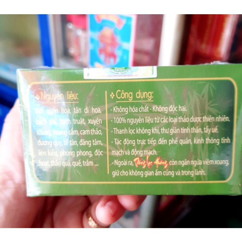 TRẦM VIÊN - NHANG VIÊN - THỜI GIAN CHÁY 60 PHÚT - THẢO DƯỢC