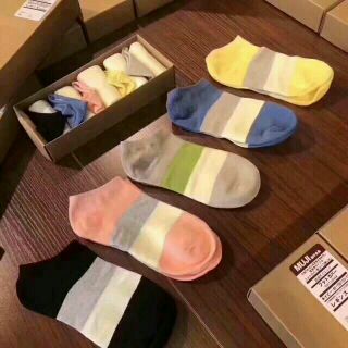 Tất muji nhật ngắn cổ chất dai mịn (ảnh thật)