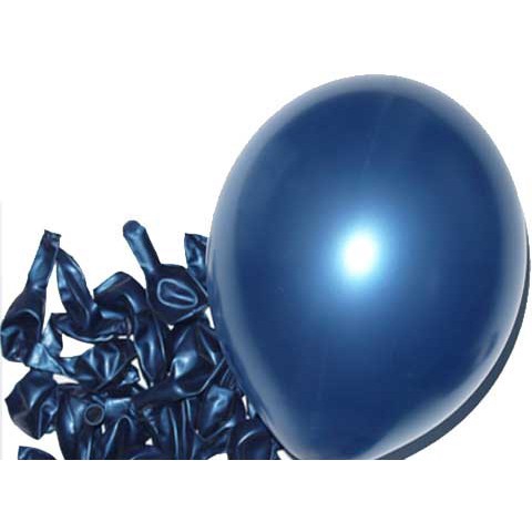 Set 10 bong bóng cao su màu xanh dương 12&quot;