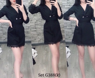 Sét áo giả vét+ chân váy