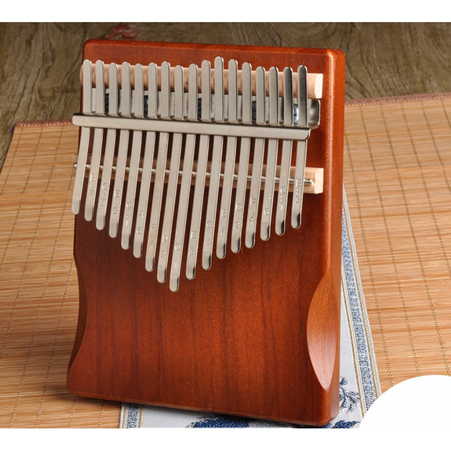 [CÓ SẴN] Đàn Kalimba 17 phím gỗ nguyên khối Mahagony PJLIM72