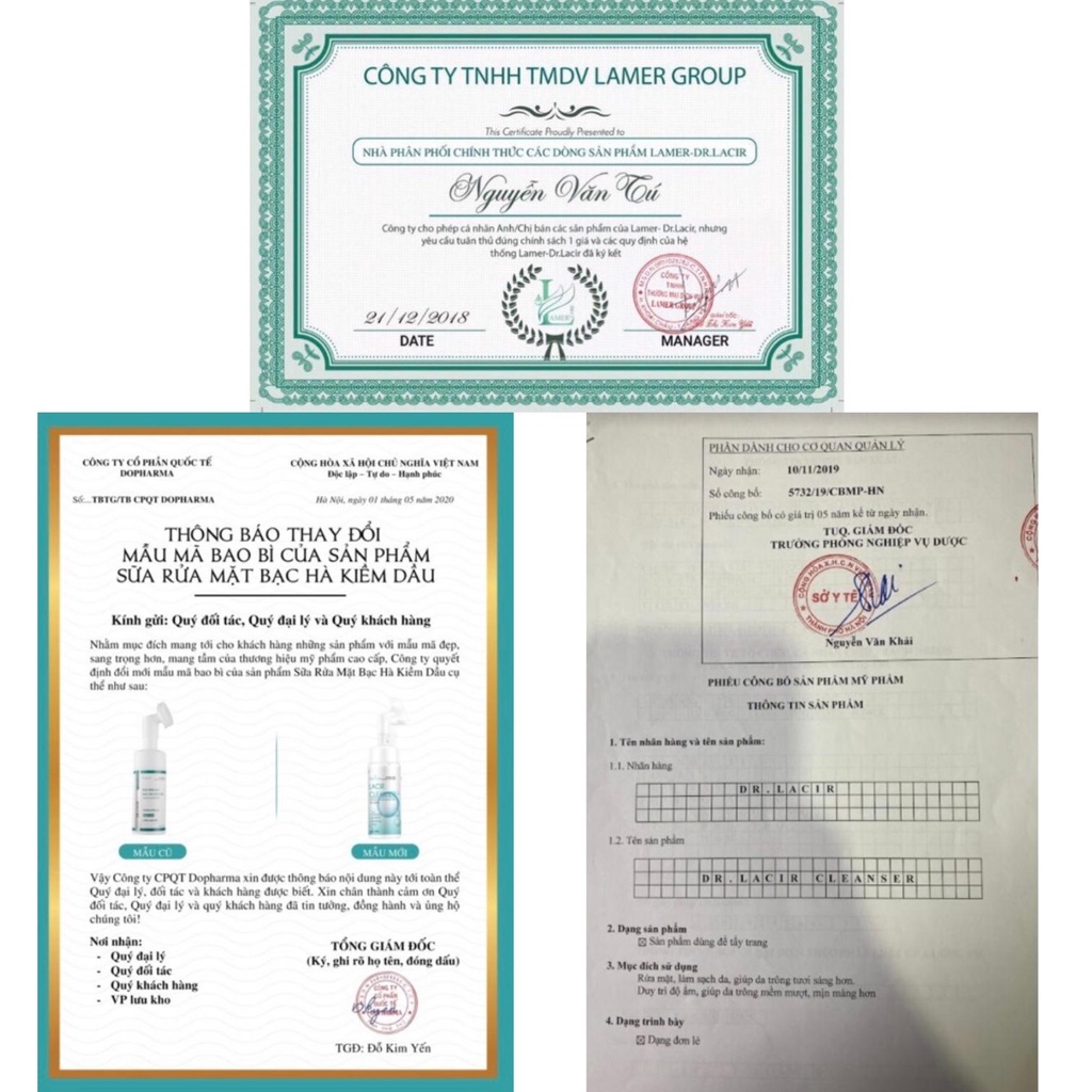 Sữa rửa mặt cho da dầu Great86 sữa rửa mặt Dr Lacir giảm bóng dầu làm sạch sâu ngăn ngừa mụn sáng da 150ml