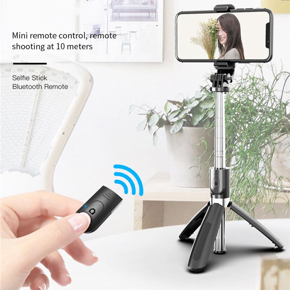 Di động có thể gập lại Bluetooth cầm tay Giá đỡ điện thoại chụp ảnh tự sướng Stick Tripod Stand Monopod cho Android IOS