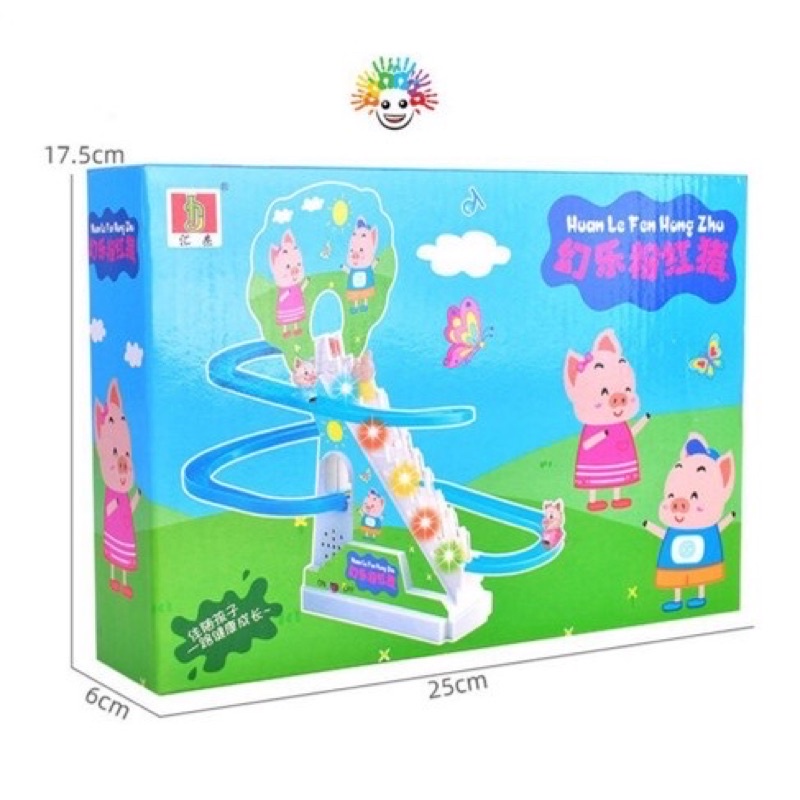 Đồ chơi cho bé - chú heo Peppa leo thang siêu ngộ nghĩnh đáng yêu