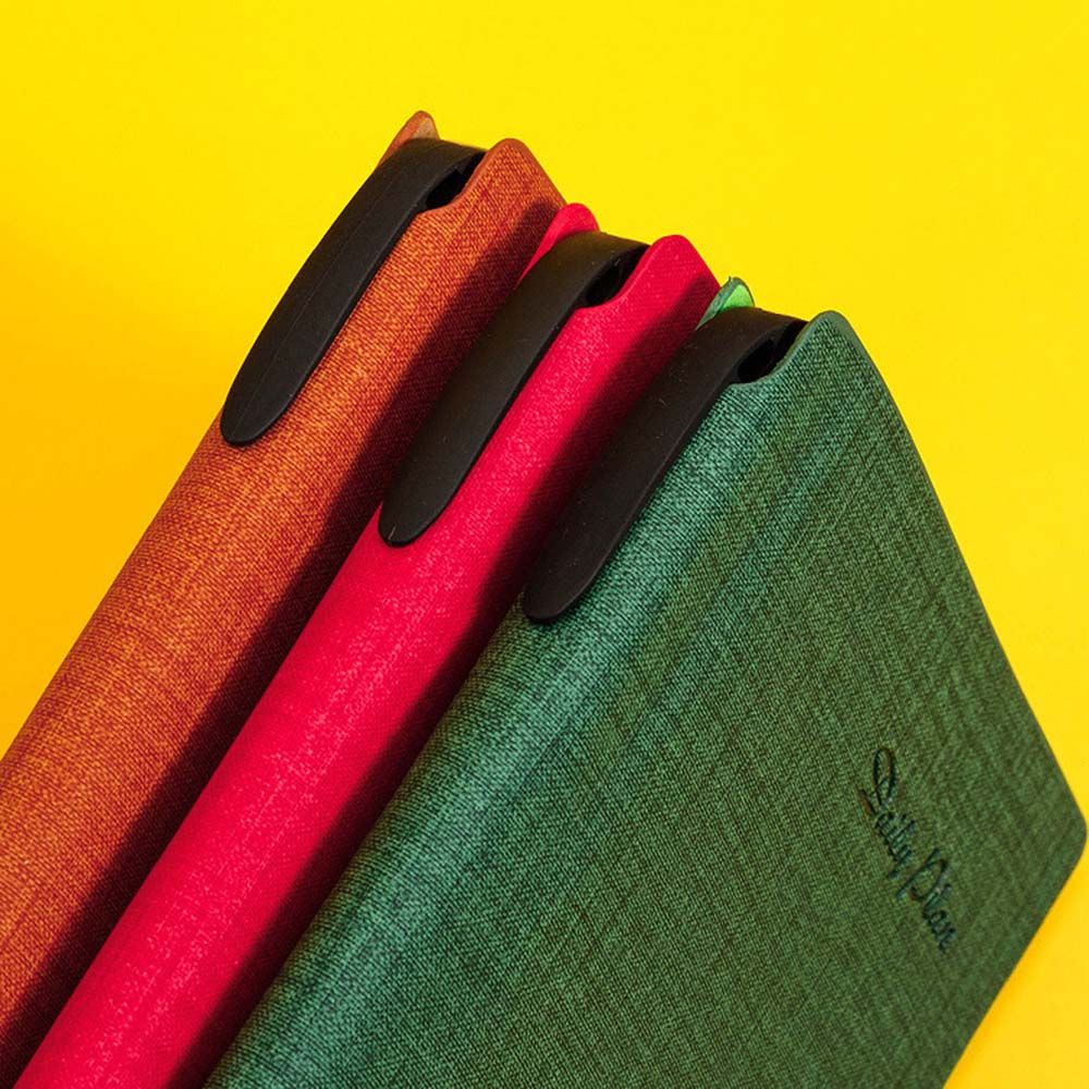 LANFY Portable 2022 Notebook Student A6 Notebook Diary Notebook Self-discipline Diary Organizer Daily Weekly Monthly Note Books Schedule Study Planner Daily Schedule/Multicolor