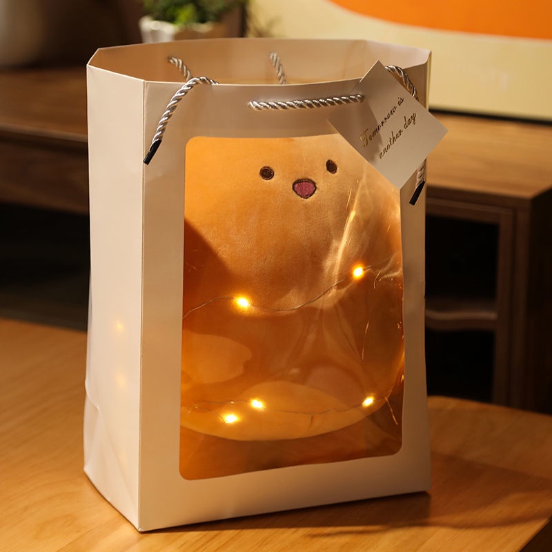 Gối Giữ Ấm Tay Hình Bánh Bao Bạch Tuộc Nhỏ Nhồi Bông Dễ Thương Dùng Làm Quà Tặng Sinh Nhật Cho Bé Gái