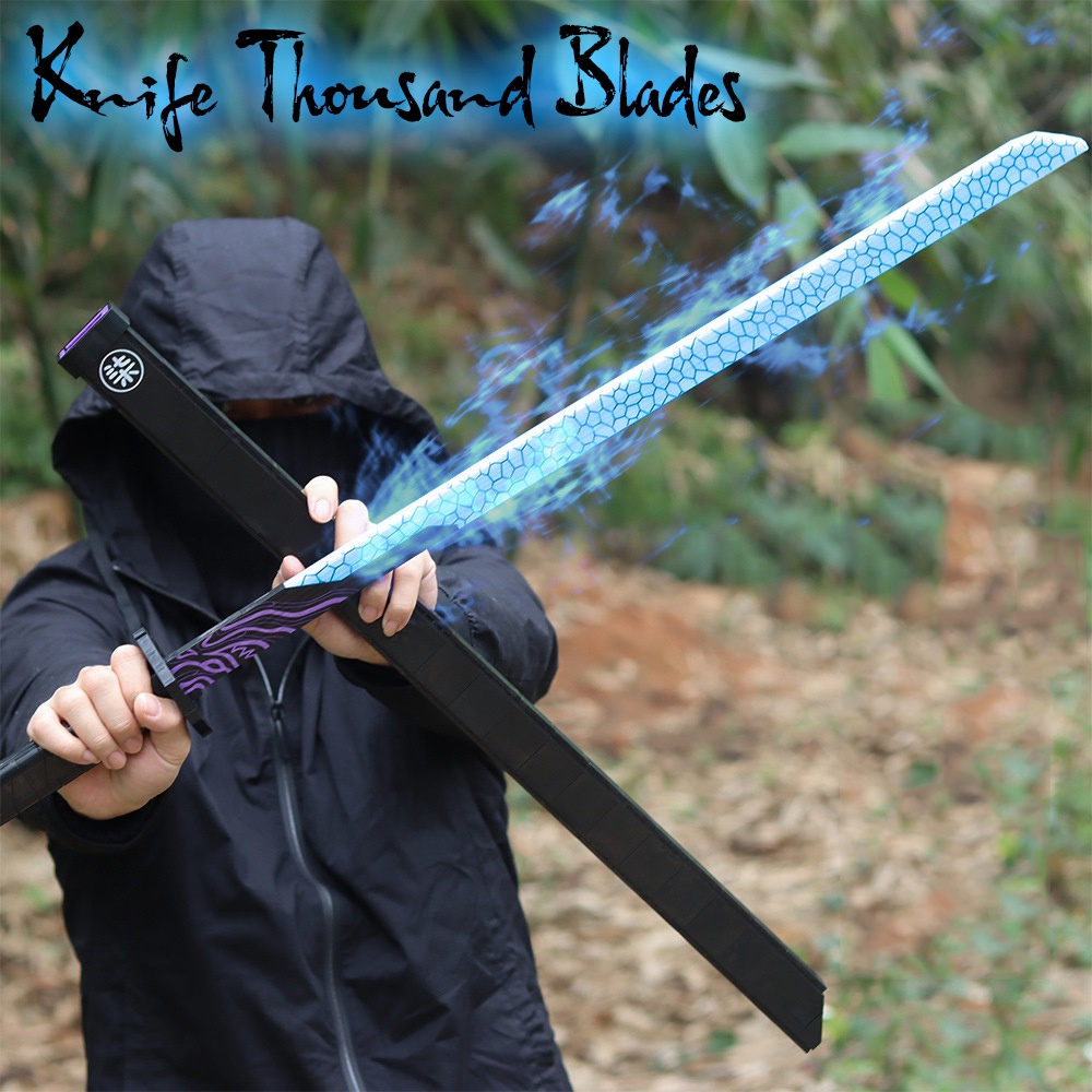 Đồ chơi lắp ráp xếp hình kiếm Magic Knife Thousand Blades của Wu Liuqi DK720 với 836 chi tiết Phiên bản phát sáng