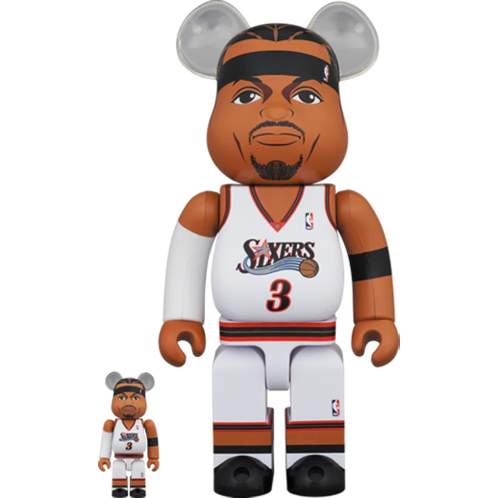 Mô Hình trưng bày decor Bearbrick Allen Iverson (Philadelphia 76ers)