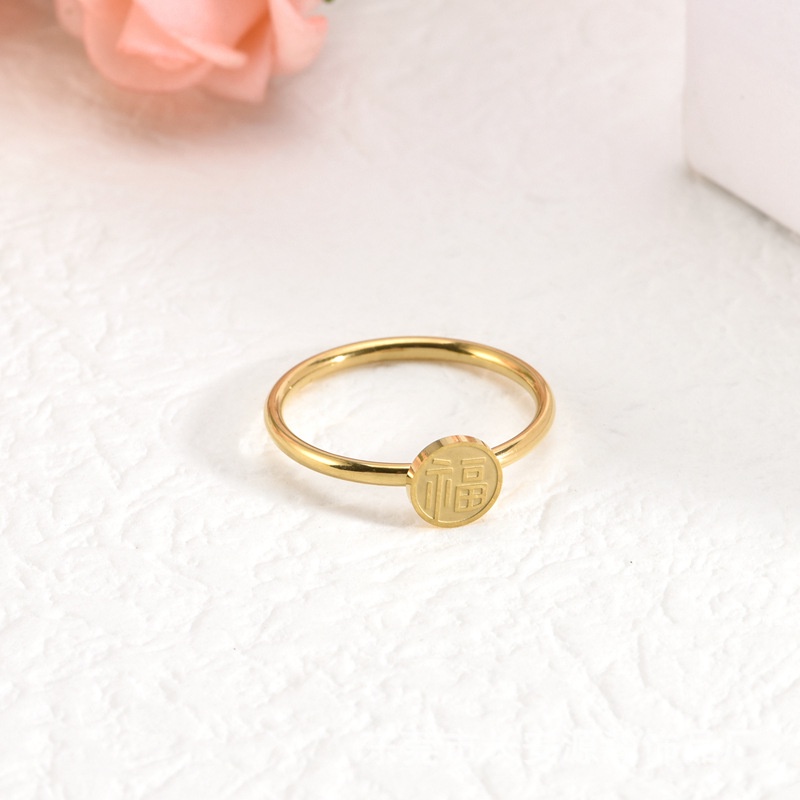 [FreeShip] Nhẫn nữ titan may mắn J10-403 - CAM KẾT KHÔNG BAY MÀU