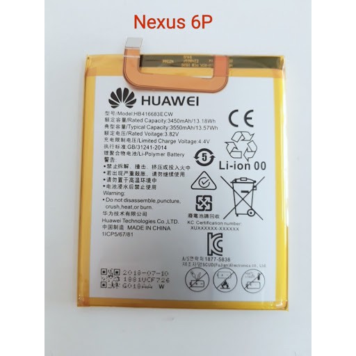 🌟 Pin Huawei 🌟 Nexus 6P Chinh Hãng