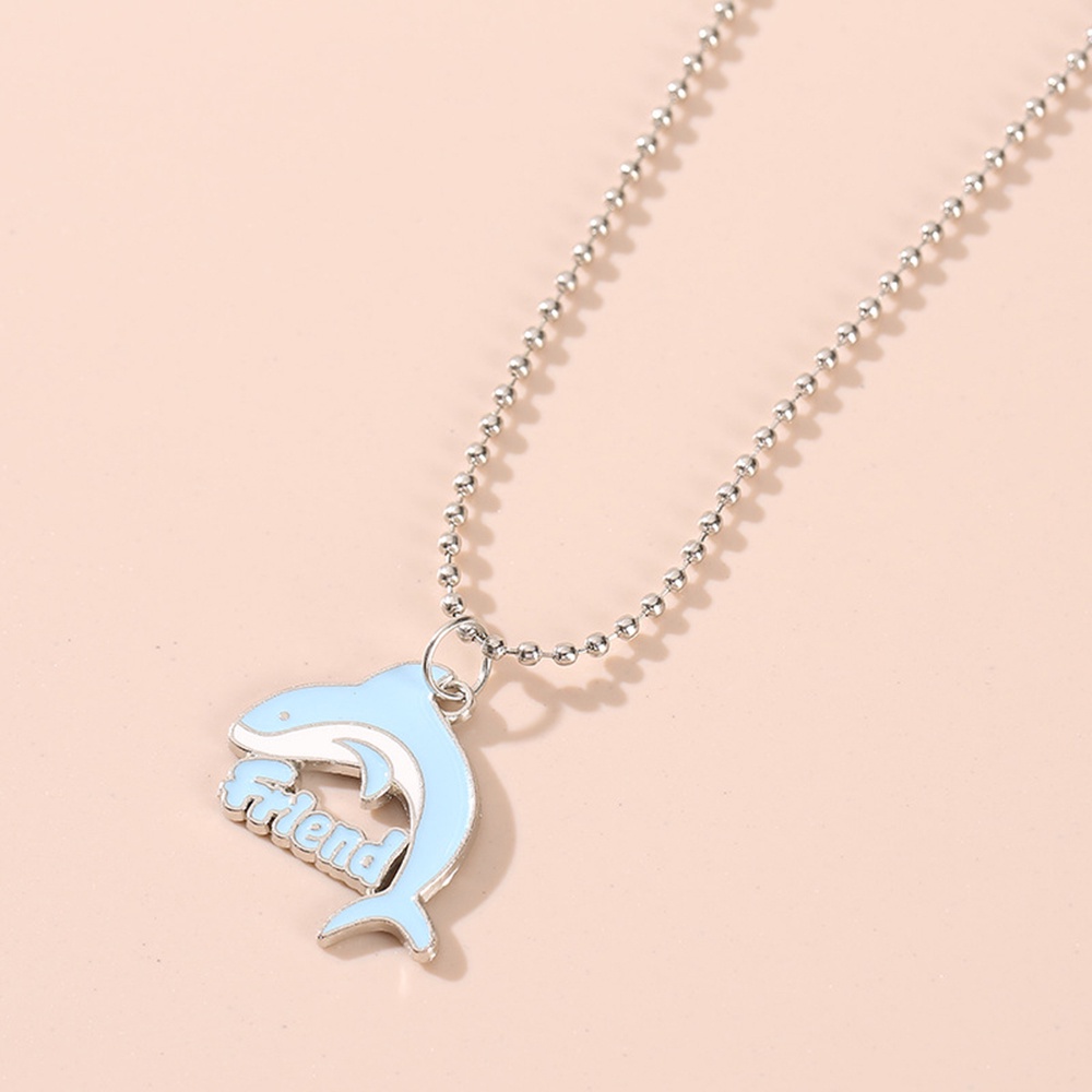 Vòng cổ Mặt Hình Cá Heo Hoạt Hình Đáng Yêu Thời Trang