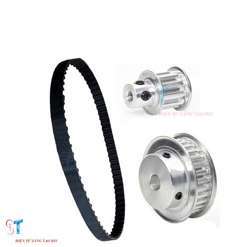 Pulley Bánh Răng Nhôm 3M 15 Răng Rộng Đai 11mm