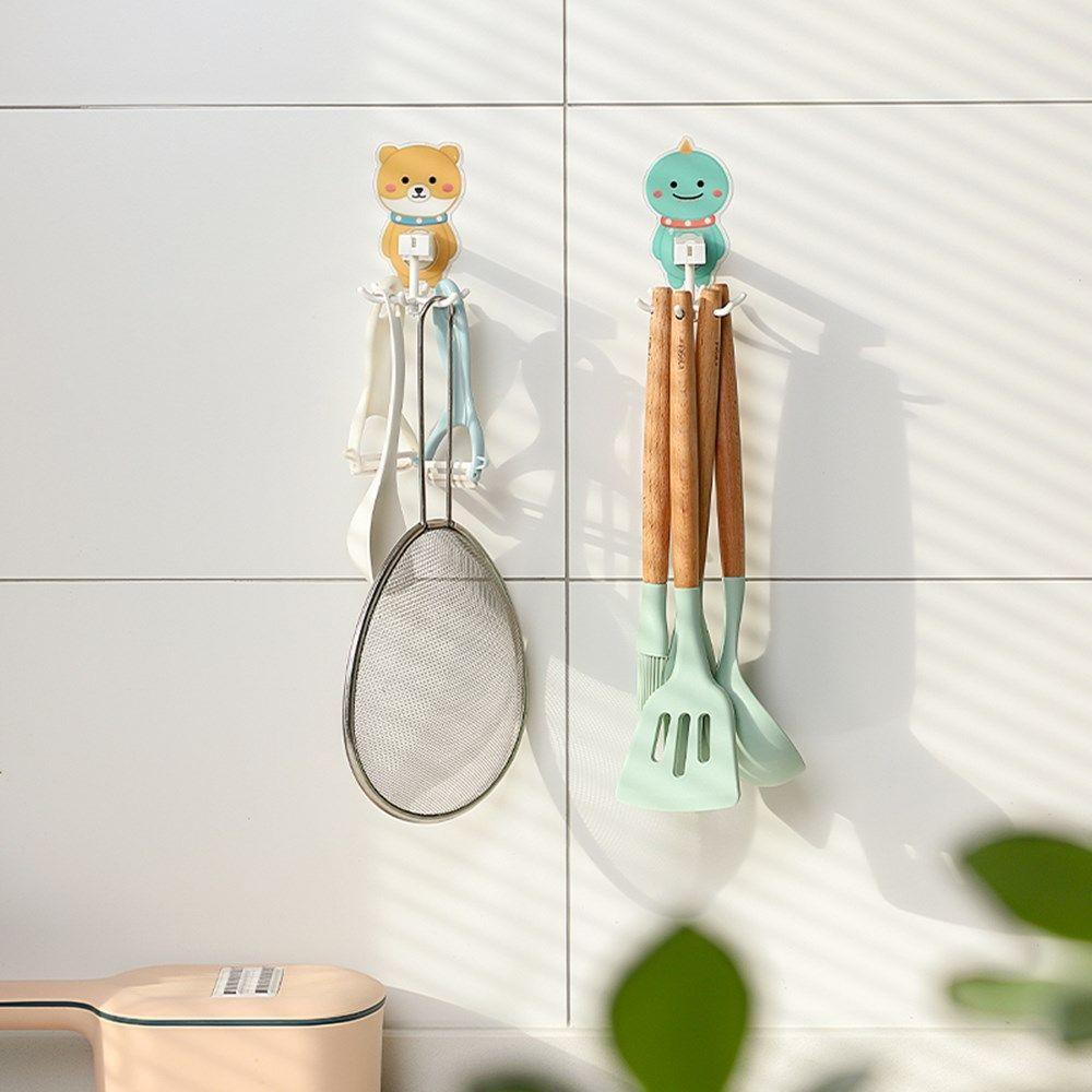 YOLA Móc Treo Đồ Dán Tường Tự Dính Xoay 360 Độ Cho Nhà Bếp