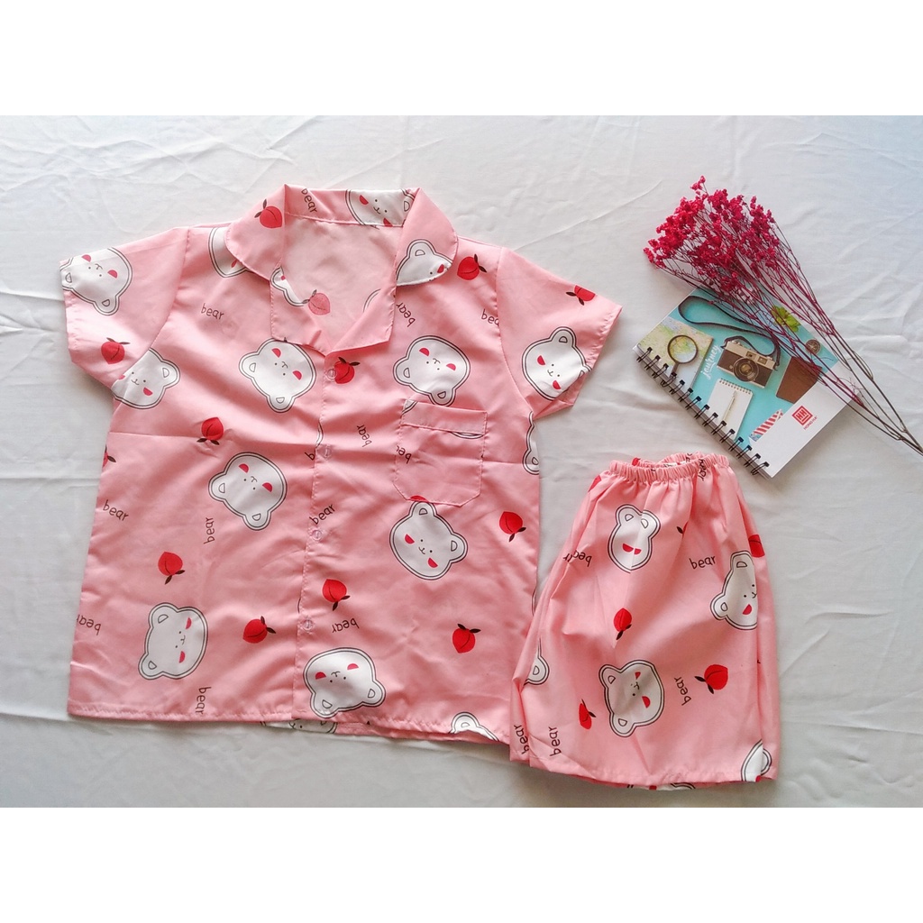 Đồ bộ pijama ngắn hoạ tiết đáng yêu, vải kate mềm, nhẹ, siêu xinh cho nữ, sale giá khủng