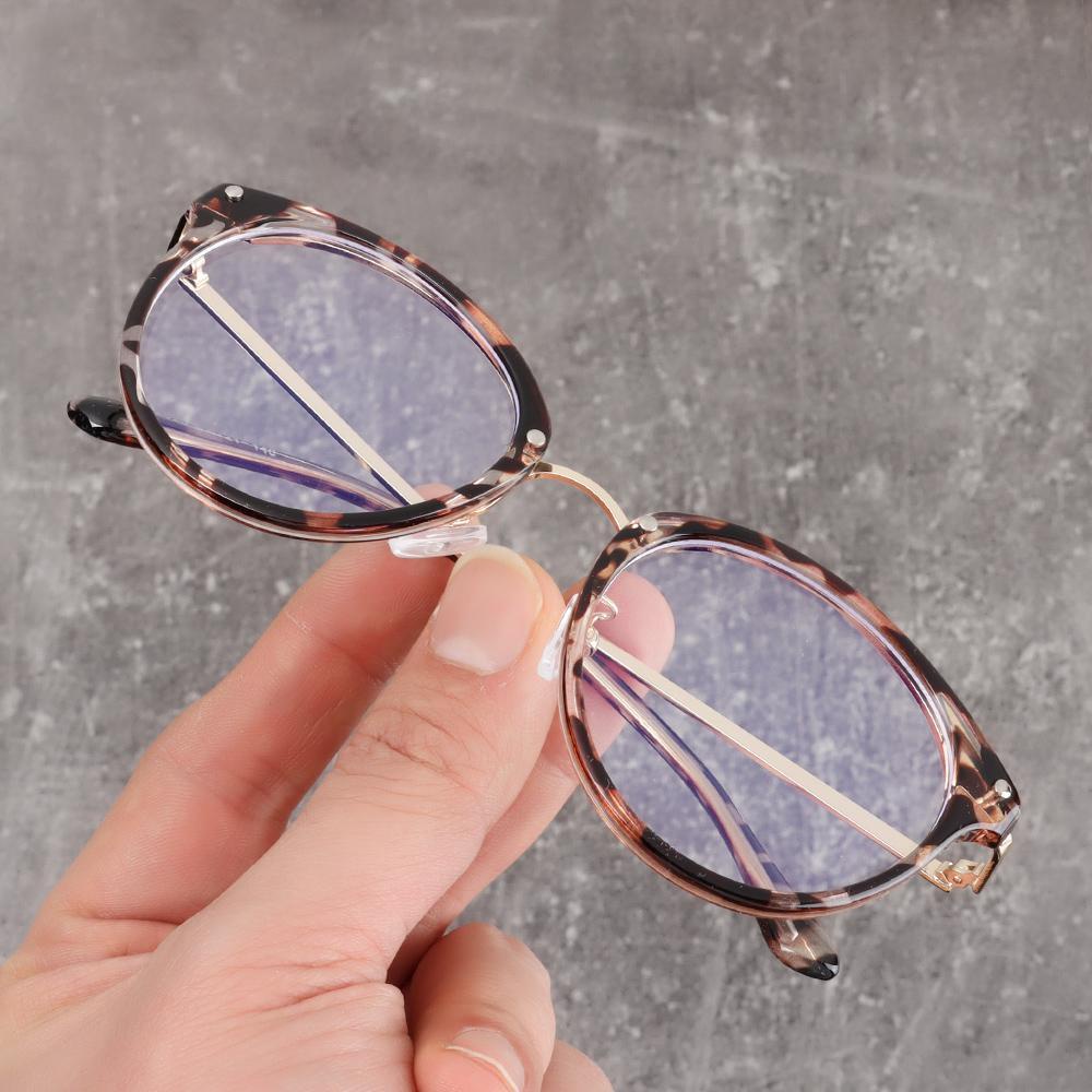 WTTLE Kính Mát Gọng Kim Loại Tròn Chống Tia UV Thời Trang