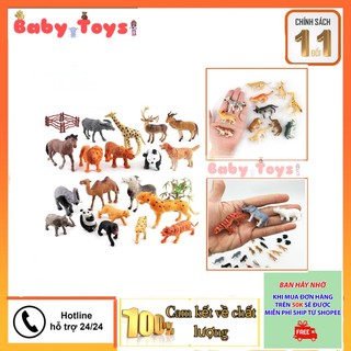 Mô hình động vật, vườn bách thú cho bé