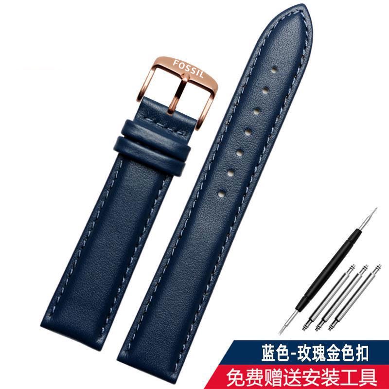 10-29✈Dây Đồng Hồ Đeo Tay Thời Trang Fossil FS4812 Dành Cho Nam305220 Vòng Tay Da Bò Dày 22mm