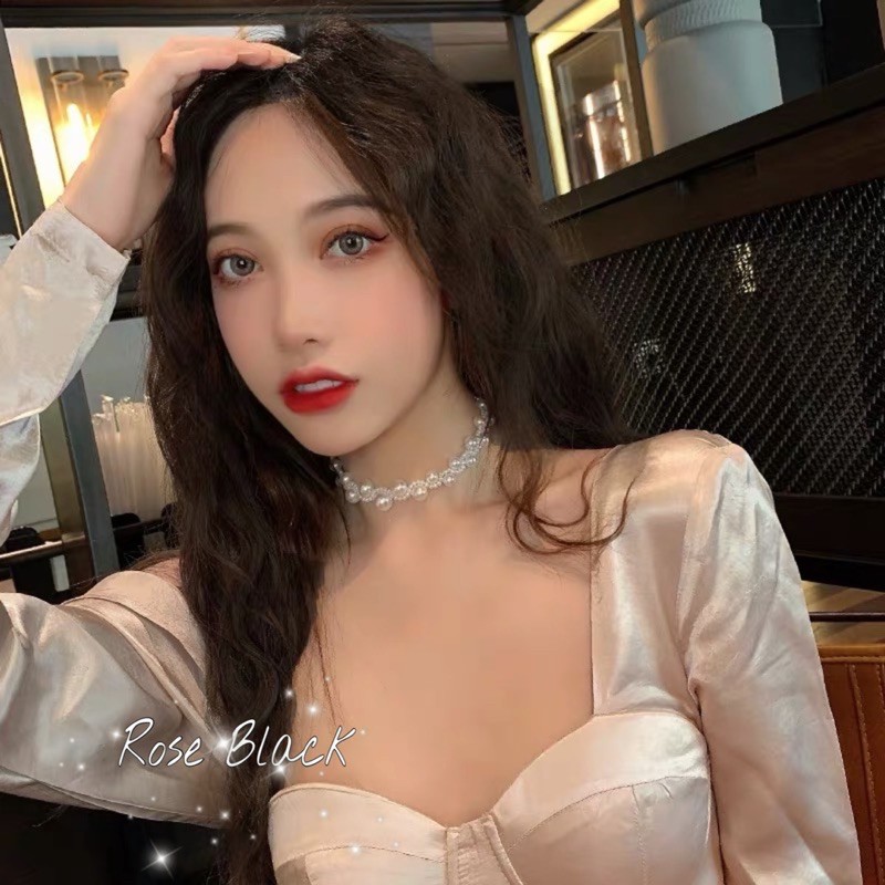 vòng cổ choker hạt phong cách Hàn Quốc cực xinh mã OP991