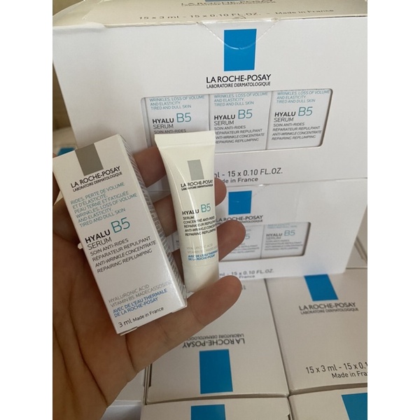 Dưỡng chất chuyên sâu giúp hỗ trợ quá trình tái tạo da La Roche-Posay Hyalu B5 Serum 30ml 3ml
