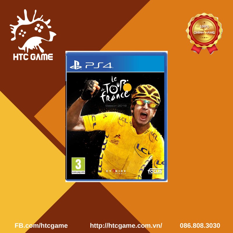 Đĩa game Le tour de France 2018 dành cho máy PS4/PS5