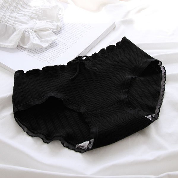 Quần Lót 5 Kiểu Nơ Màu Đen Cute Cực Đẹp 01