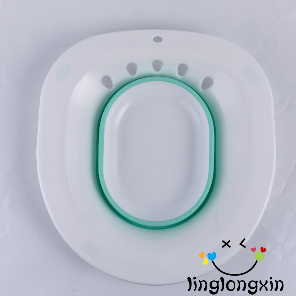 Chậu rửa nhỏ gọn đặt trong bồn cầu thích hợp cho phụ nữ đang mang thai và người bị bệnh trĩ