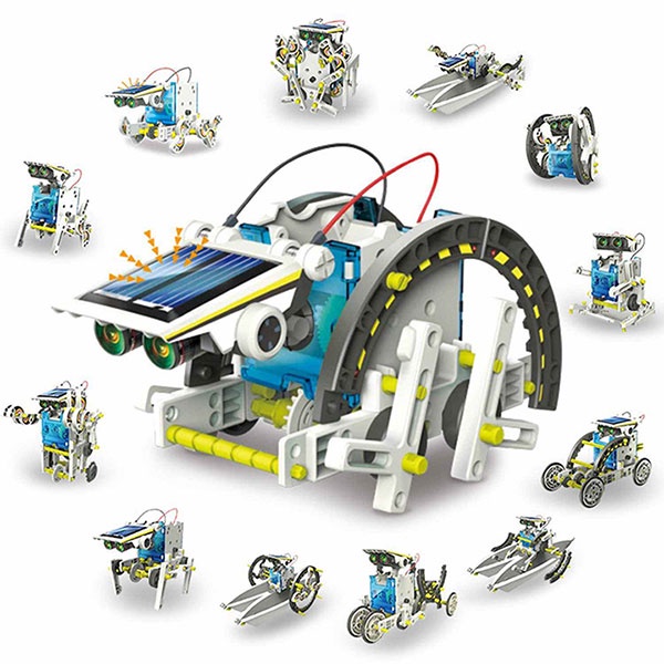 Bộ Robot lắp ráp năng lượng mặt trời 14 in 1 (Solar Robot Education Kit)