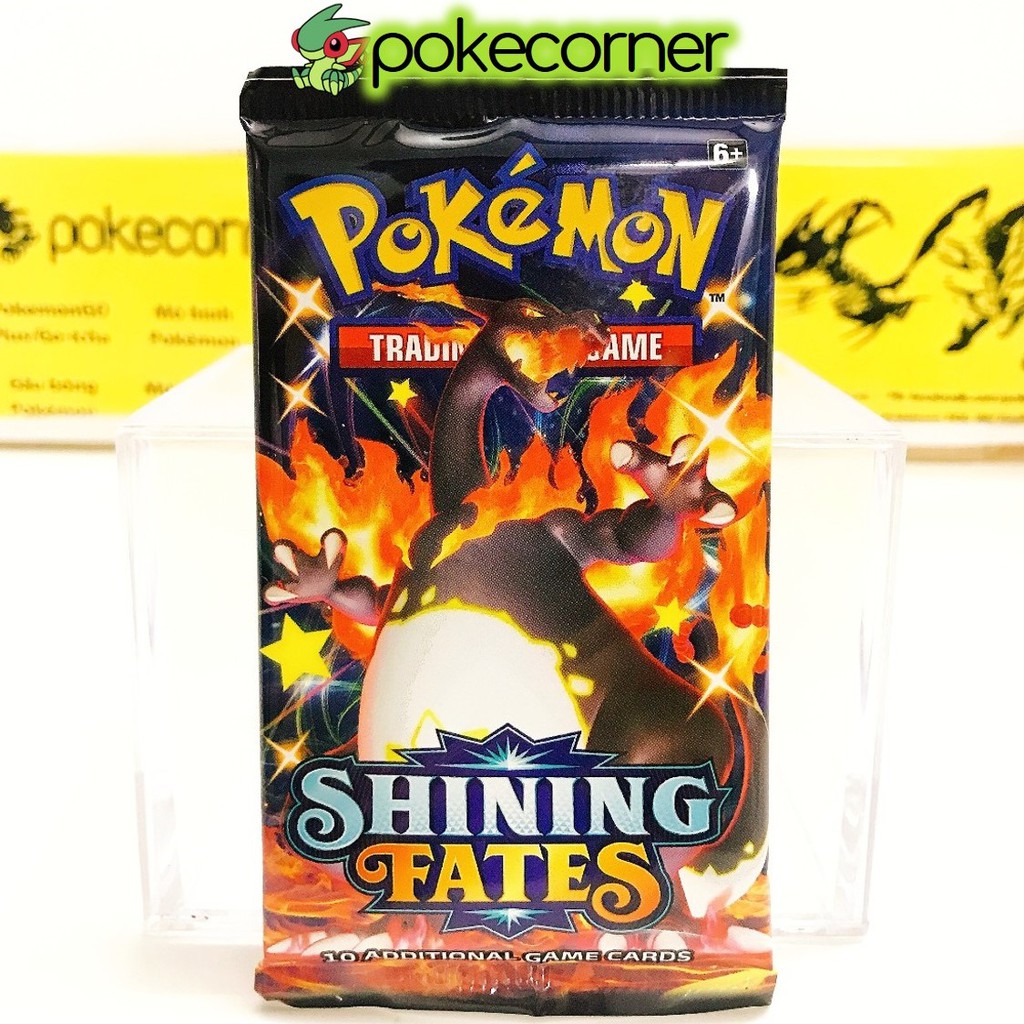[SIÊU RẺ] 01 Pack Bài Pokemon TCG Shining Fates Chính Hãng Mới 100% - Túi Thẻ Bài Pokemon Hiếm (Ngẫu Nhiên Art)