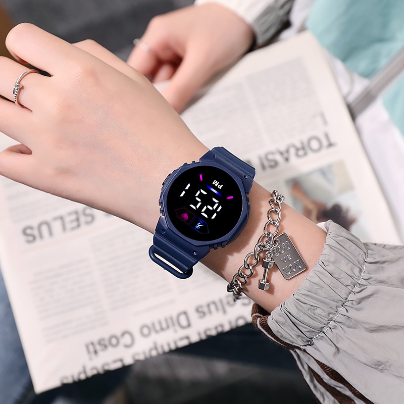 Đồng Hồ Thể Thao Casio Chống Thấm Nước Đa Năng Phát Sáng Phong Cách Hàn Quốc Cho Nam Và Nữ