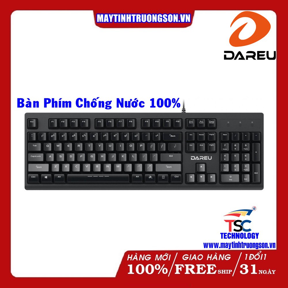 Bàn Phím Dareu LK135 Gaming | Phím Chống Nước 100% Bảo Hàng 24 Tháng