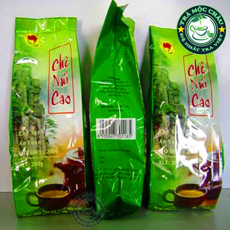 Chè Núi Cao Mộc Châu - Trà Sạch Tinh Khiết - Trà Mộc Châu Đặc Sản 200g