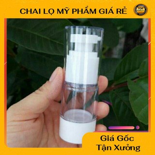 Chai nhựa chân không 15ml 30ml 50ml 100ml đựng serum, dưỡng da