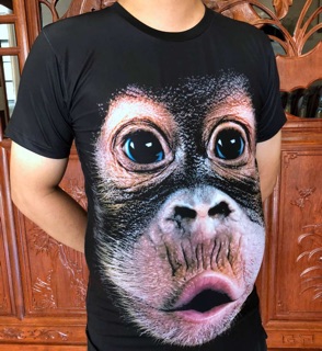 [ORDER] Áo phông khỉ 3D (ảnh thật)