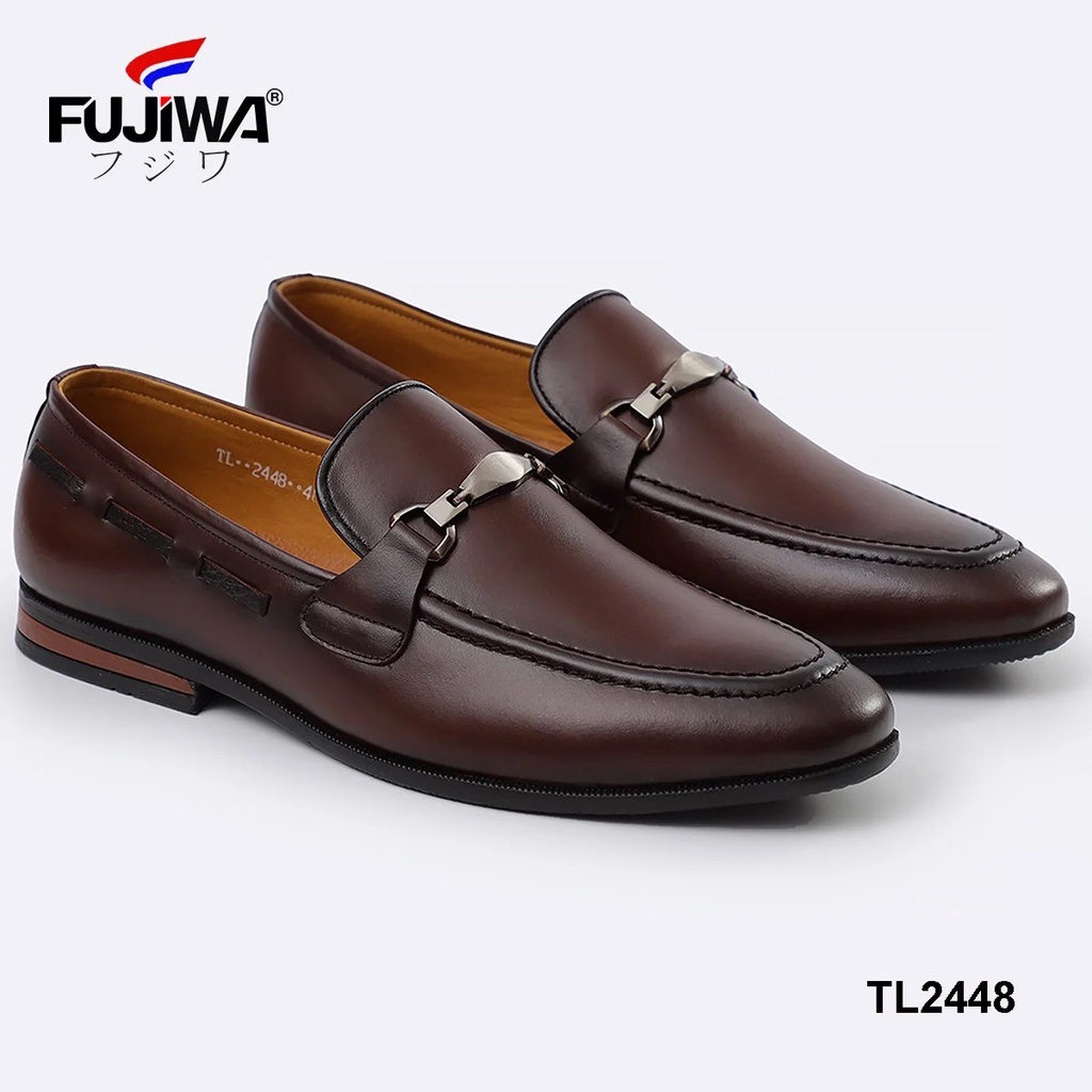 Giày Tây Da Bò Nam FUJIWA - TL2448. Đế Cao 4cm. Da Bò Thật Cao Cấp Nguyên Miếng. Có Size:  38, 39, 40, 41, 42, 43