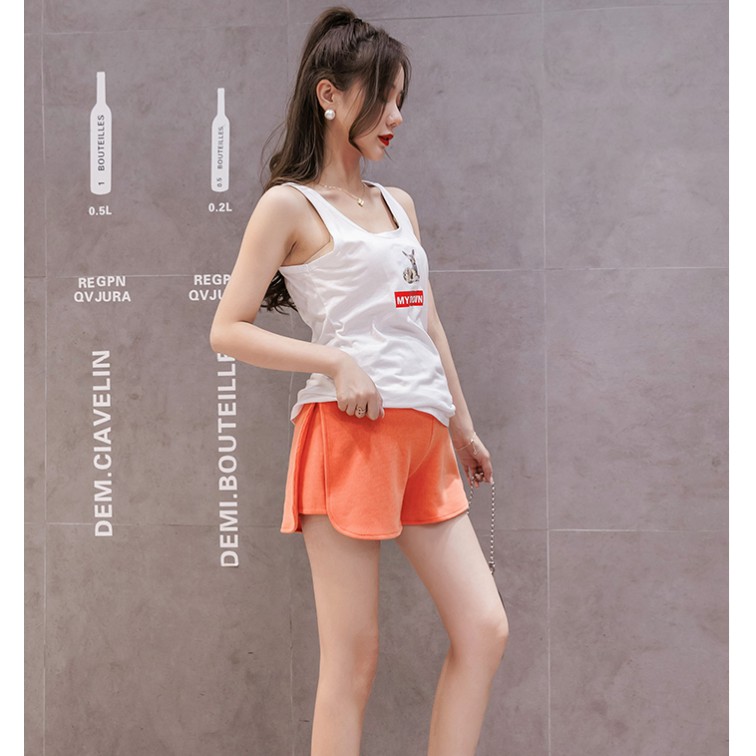 Quần Short Thể Thao Lưng Thấp Thời Trang Mùa Hè Cho Mẹ Bầu
