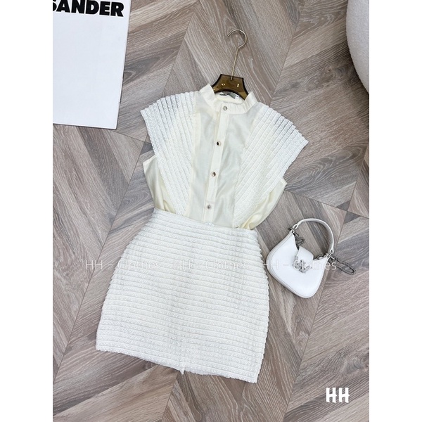 Set áo, chân váy sang chảng