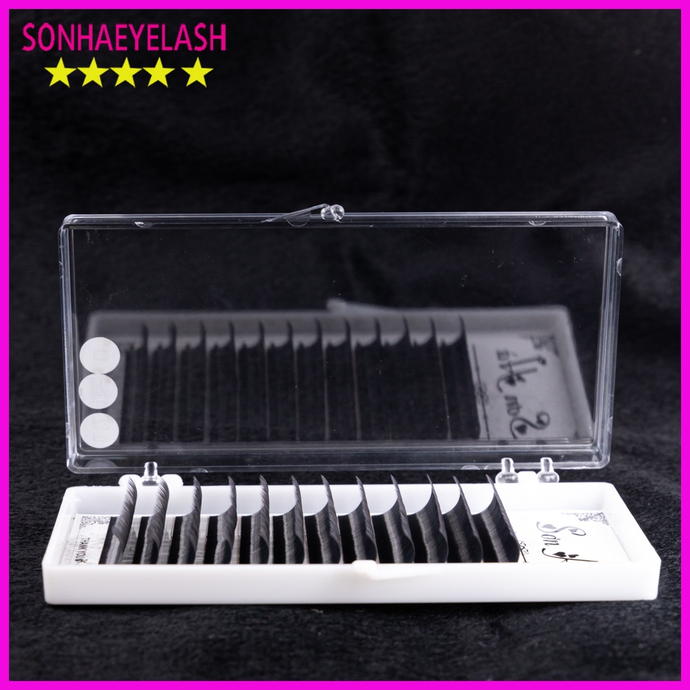 Mi khay độ cong U,chất silk Hàn, mềm dễ bắt keo, dùng để nối volume, classic, Sơn Hà eyelash chuyên sỉ lẻ dụng cụ mi