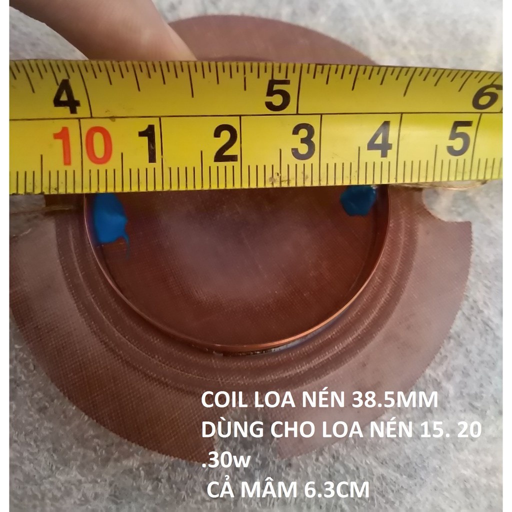 COIL LOA NÉN 30W - 15W - 20W - LOA PHÓNG THANH 38.5MM