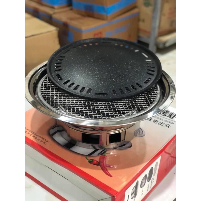 Bếp nướng than hoa tròn không khói