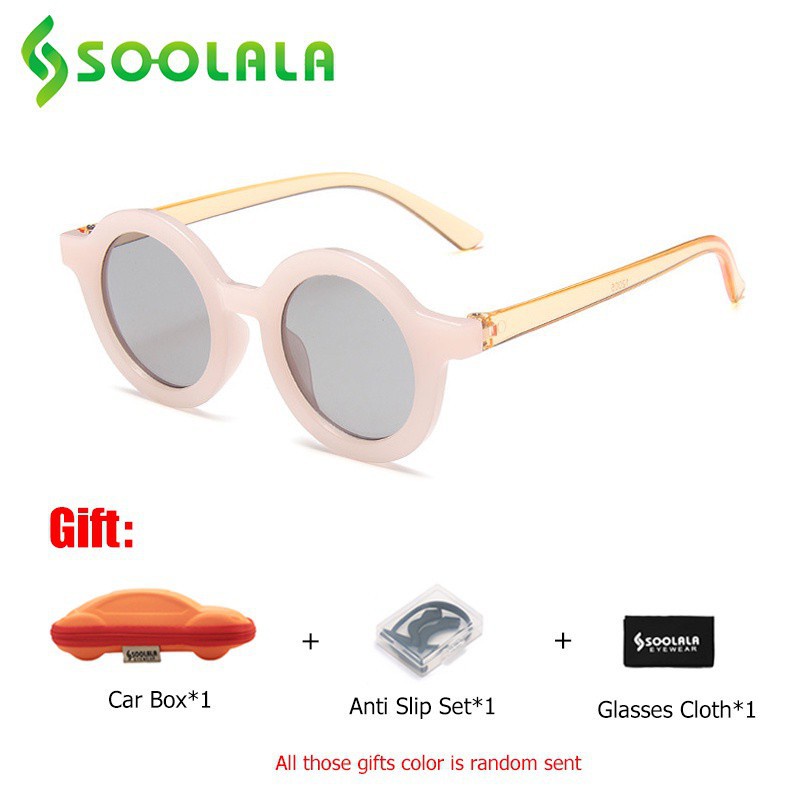Kính Mát SOOLALA Gọng Tròn Dễ Thương Cho Bé Trai Và Bé Gái