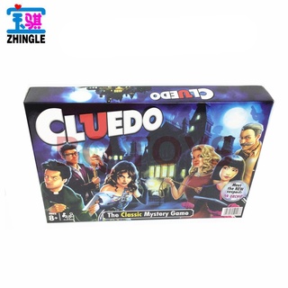 Bảng trò chơi thẻ bài Cluedo phong cách cổ điển thú vị cho gia đình bữa tiệc